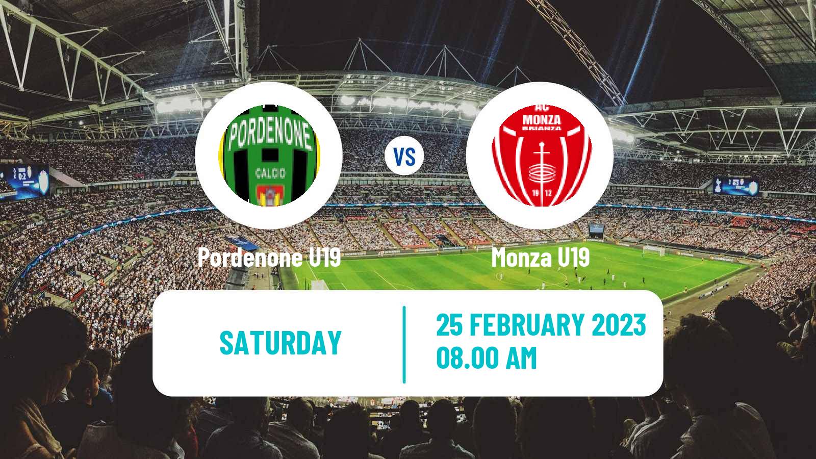 Soccer Italian Primavera 2 Pordenone U19 - Monza U19