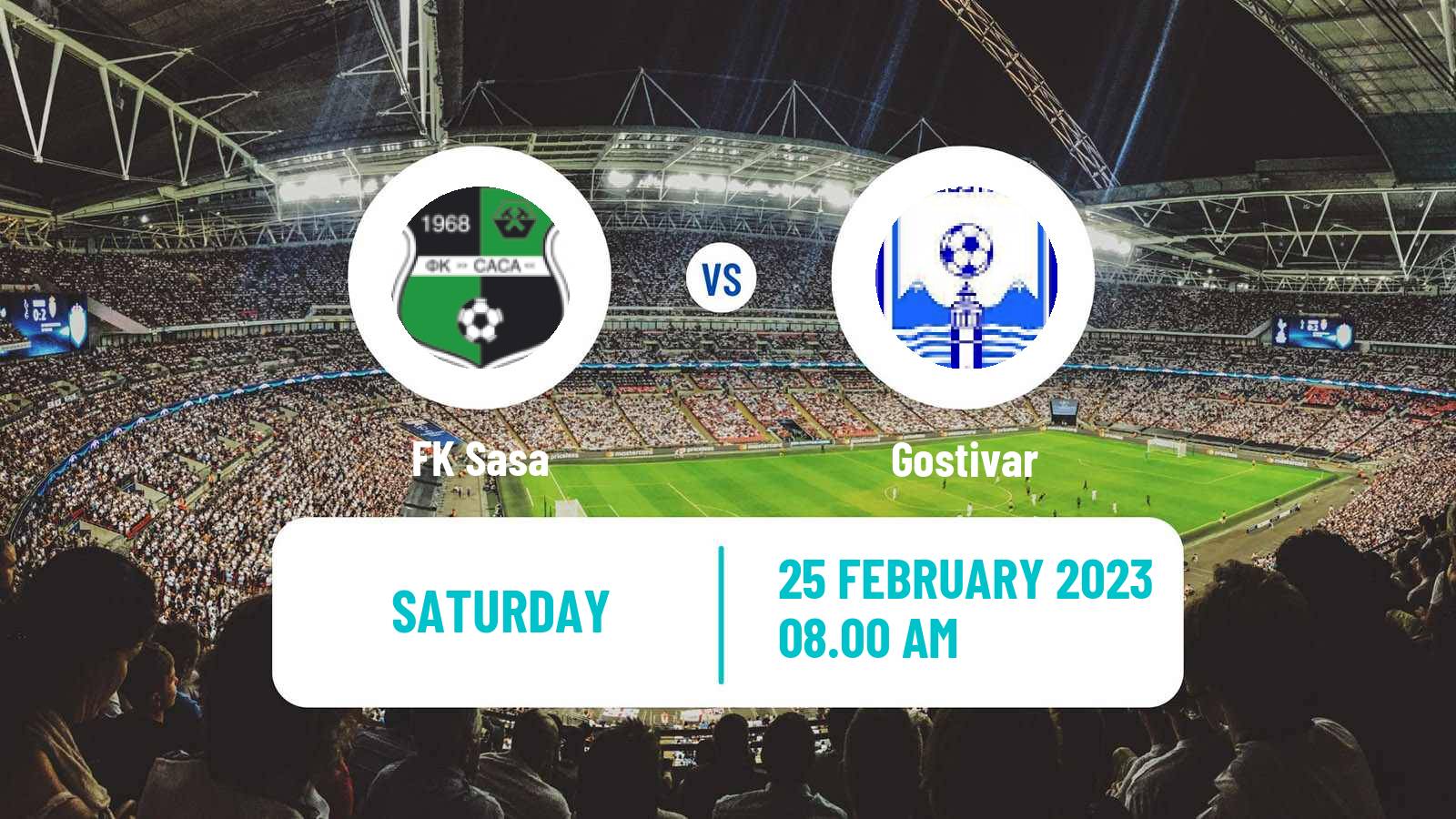 Soccer North Macedonian 2 MFL Sasa - Gostivar