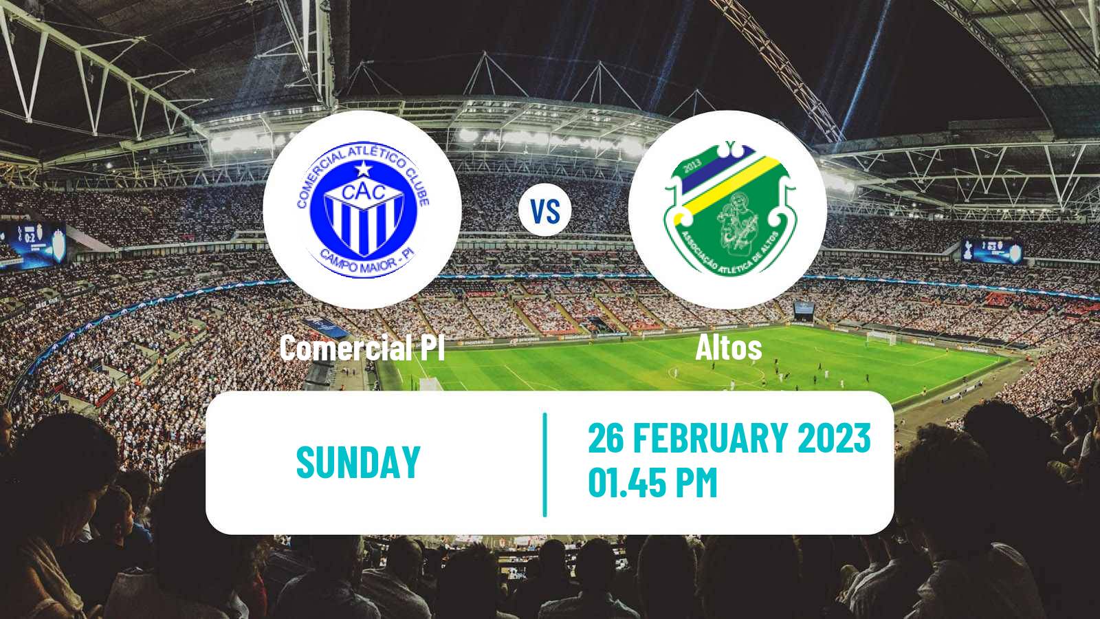 Soccer Brazilian Campeonato Piauiense Comercial PI - Altos