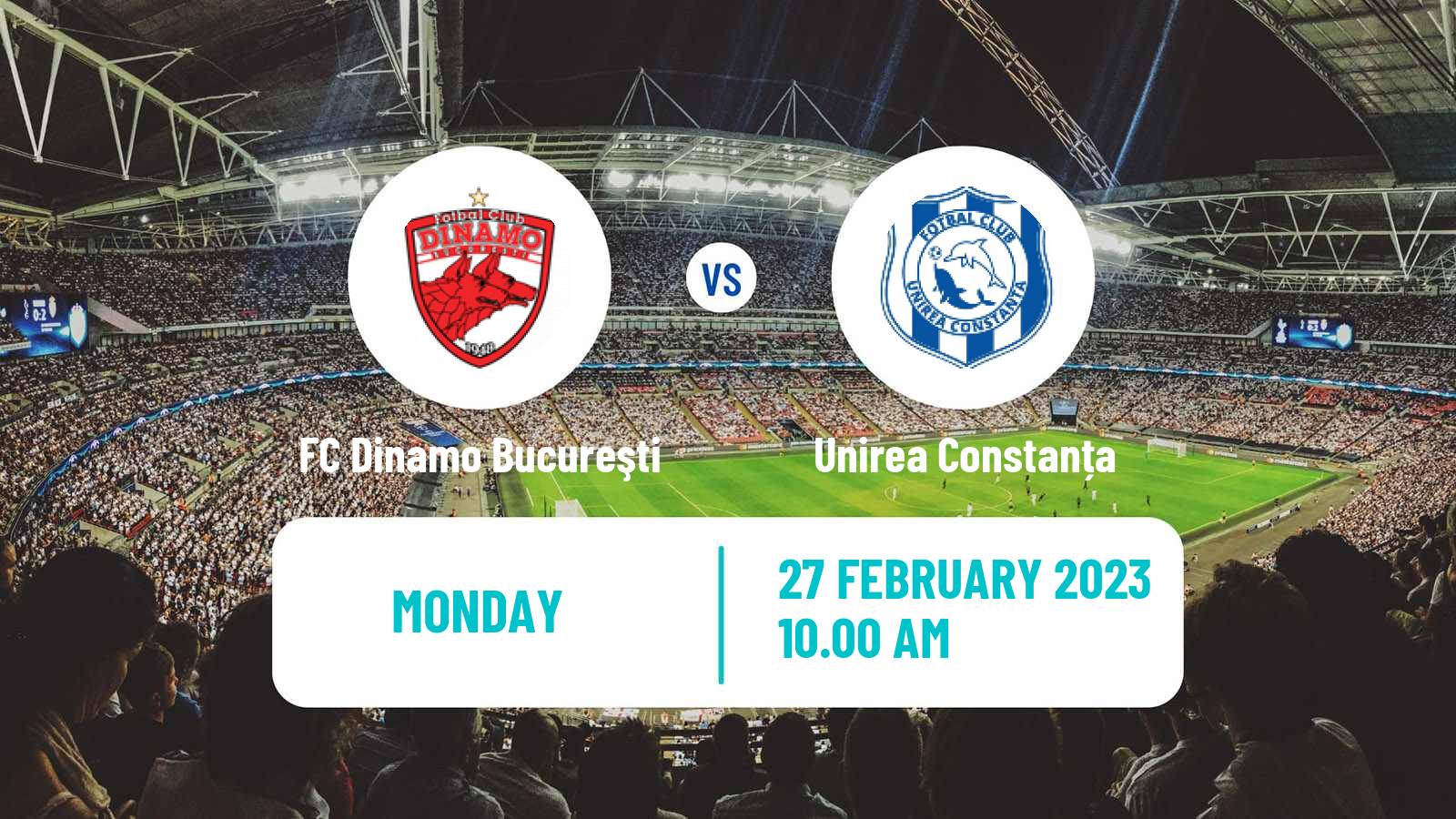 Soccer Romanian Division 2 FC Dinamo Bucureşti - Unirea Constanța