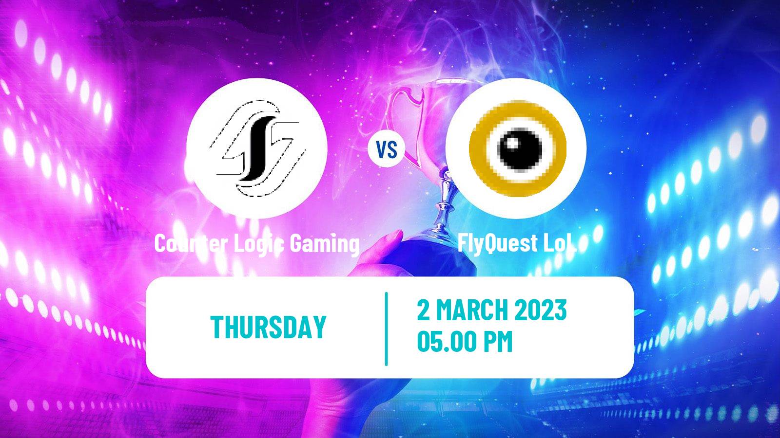 Esports eSports Counter Logic Gaming - FlyQuest