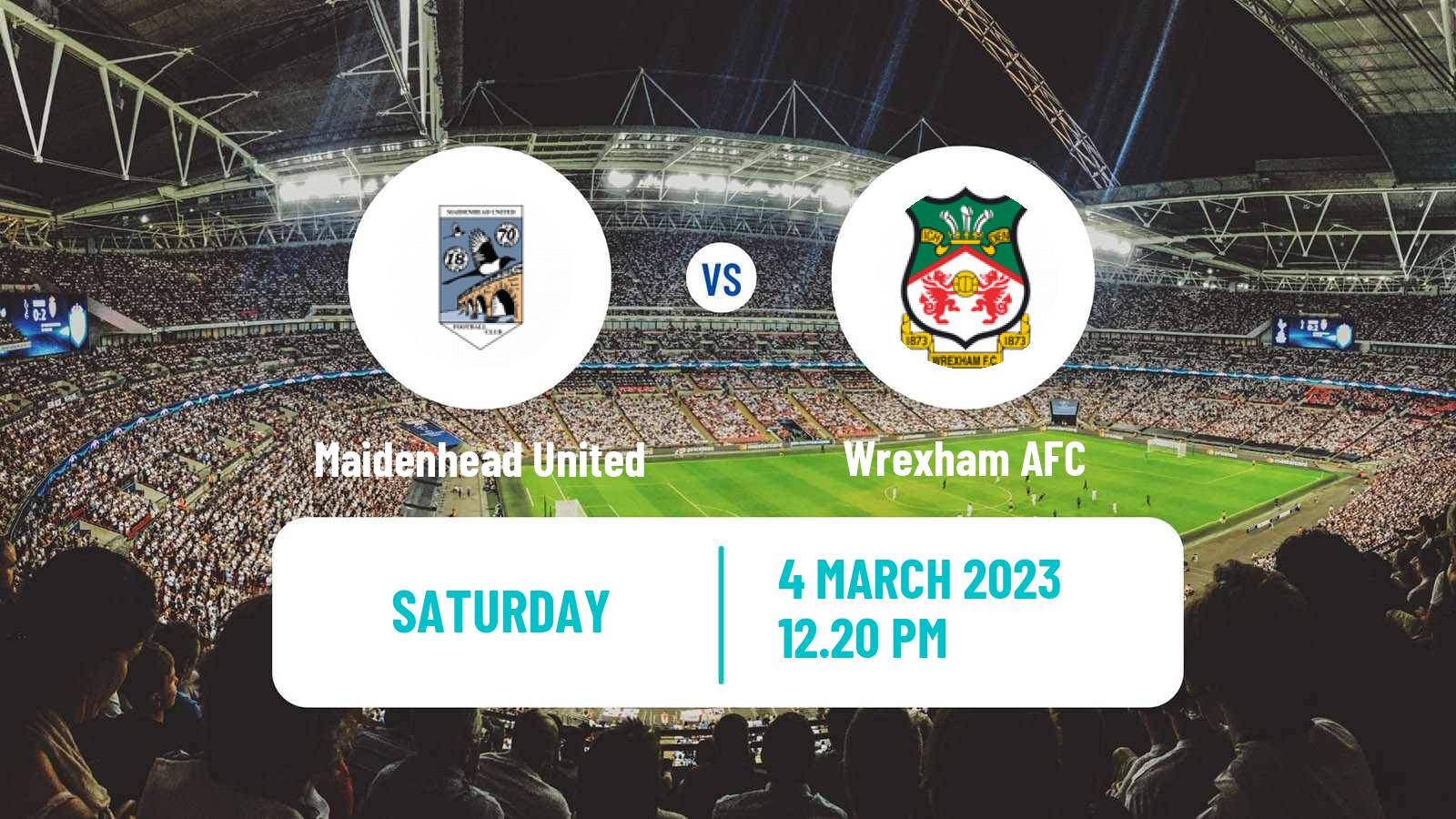 Soccer English National League Maidenhead United - Wrexham