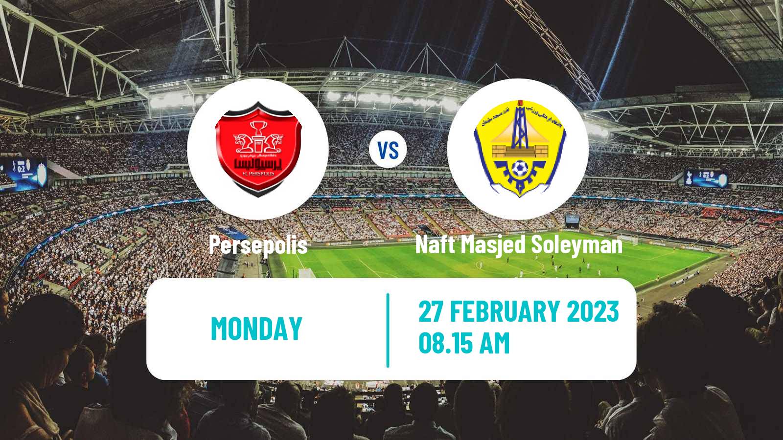 Soccer Iran Pro League Persepolis - Naft Masjed Soleyman