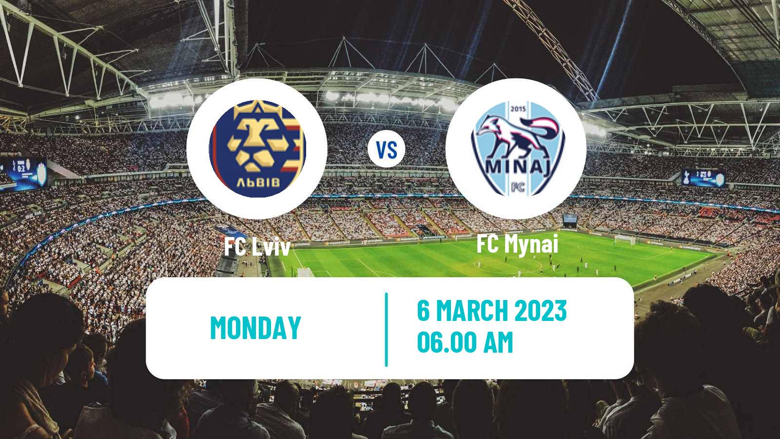 Soccer Ukrainian Premier League Lviv - Mynai