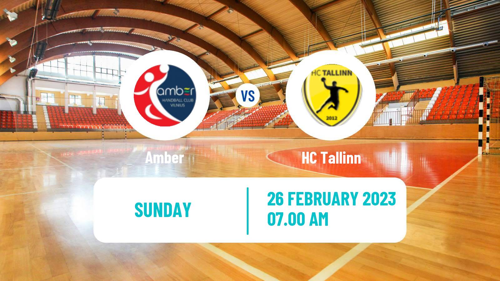 Handball Baltic League Handball Amber - HC Tallinn