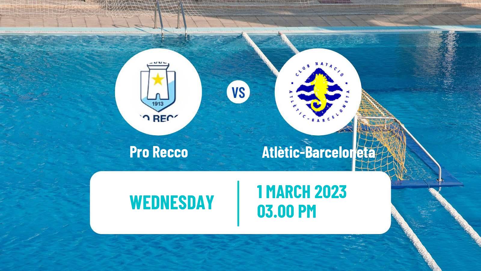 Water polo Champions League Water Polo Pro Recco - Atlètic-Barceloneta