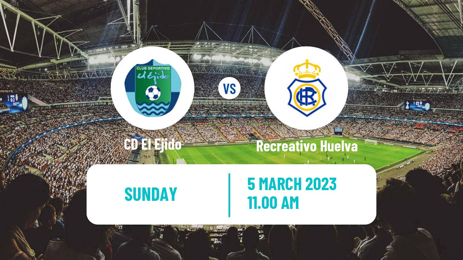 Soccer Spanish Segunda RFEF - Group 4 El Ejido - Recreativo Huelva