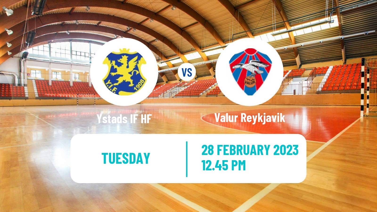 Handball EHF European League Ystads IF - Valur Reykjavik