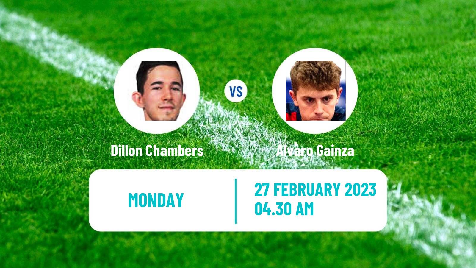 Table tennis Table Tennis Dillon Chambers - Alvaro Gainza
