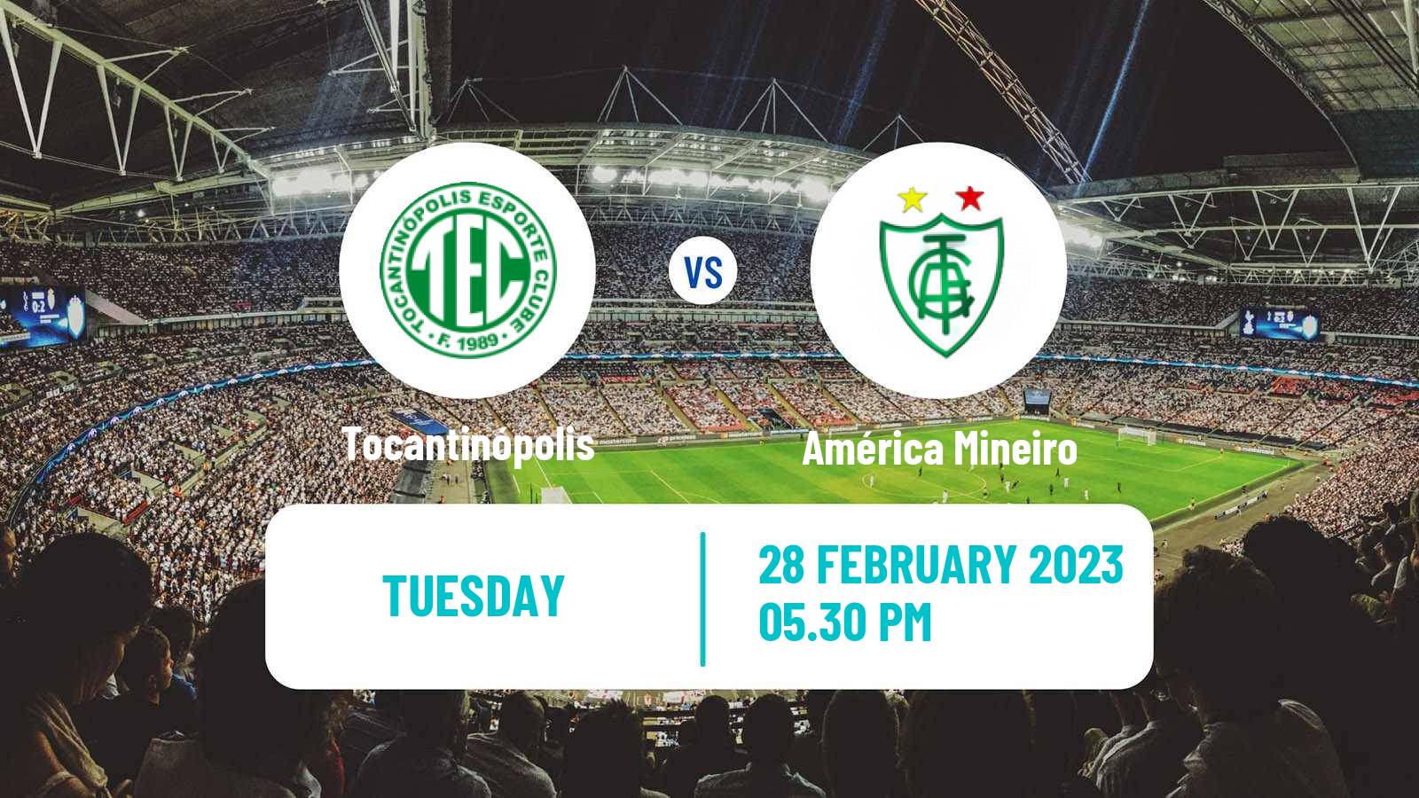 Soccer Copa do Brasil Tocantinópolis - América Mineiro
