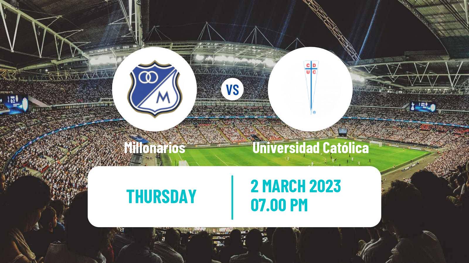 Soccer Copa Libertadores Millonarios - Universidad Católica