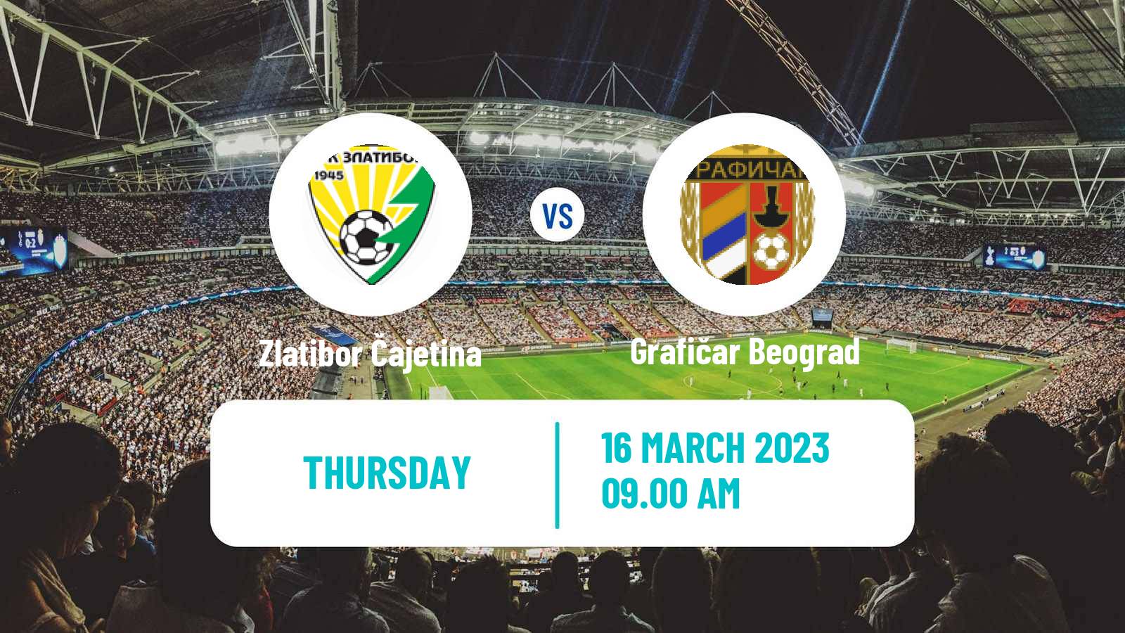 Soccer Serbian Prva Liga Zlatibor Čajetina - Grafičar Beograd