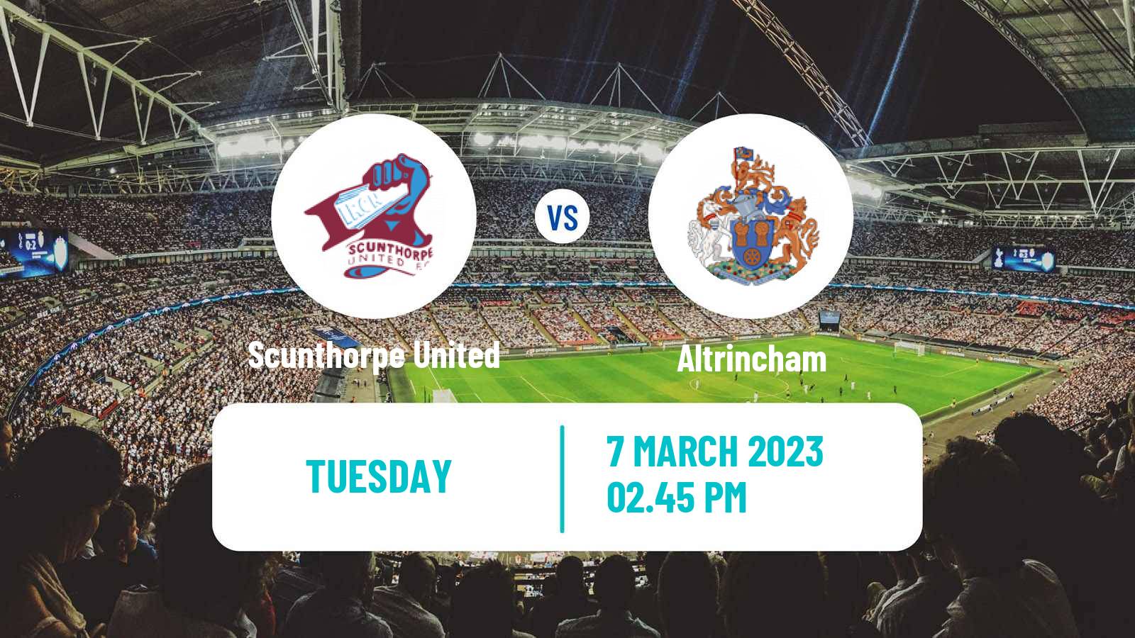 Soccer English National League Scunthorpe United - Altrincham