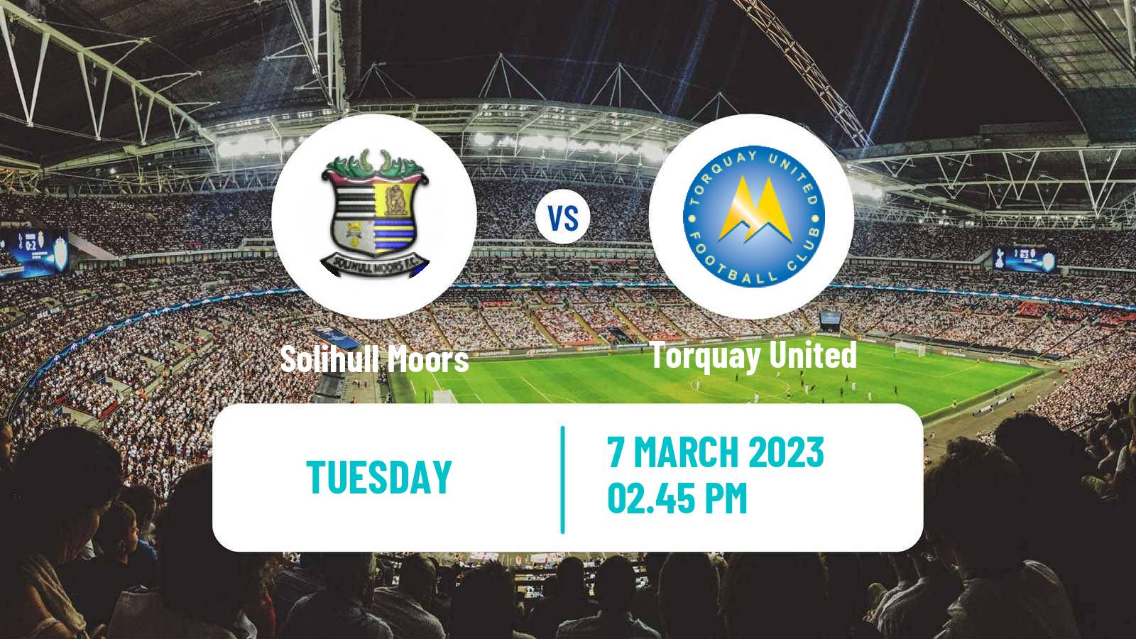 Soccer English National League Solihull Moors - Torquay United