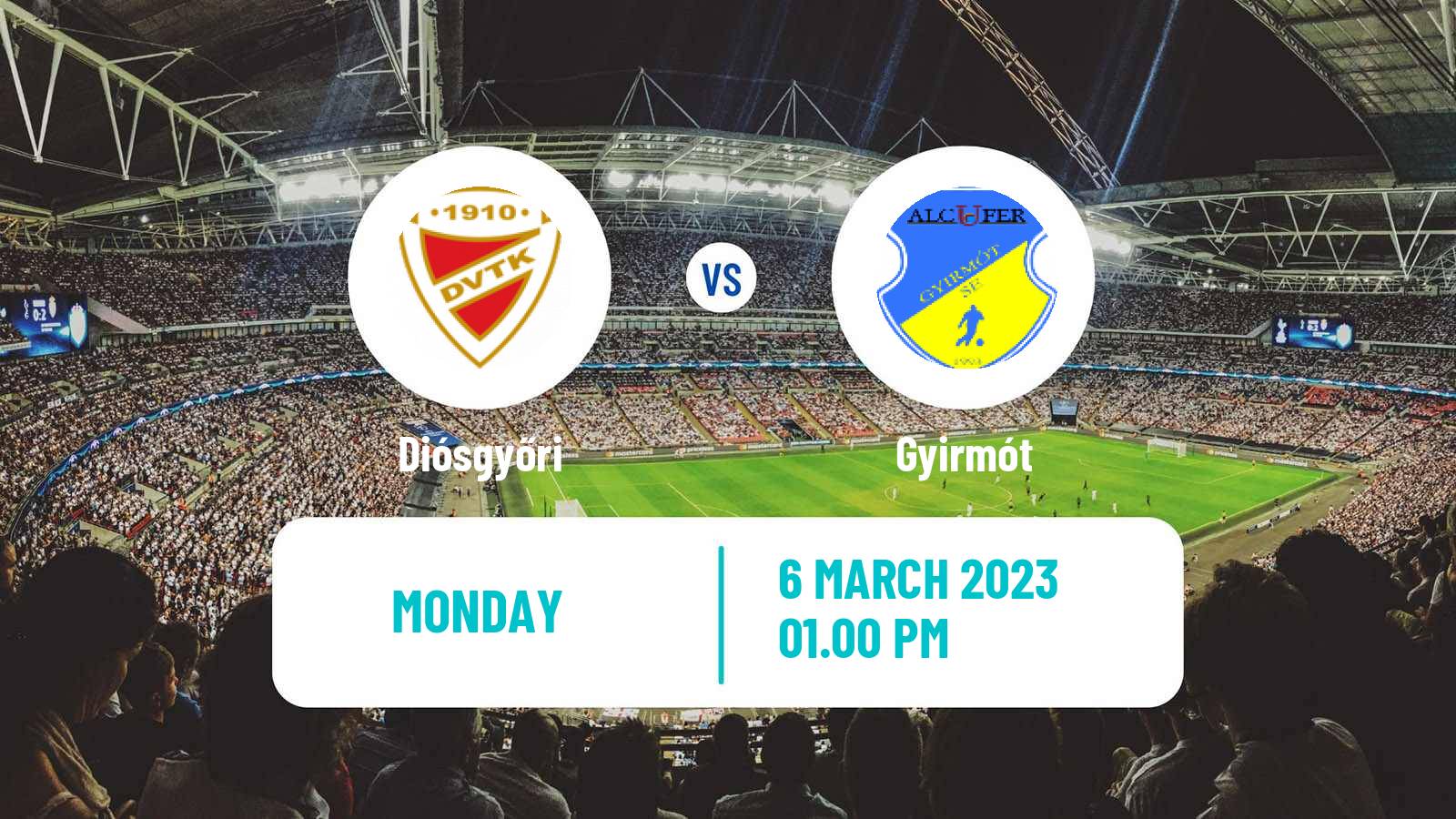 Soccer Hungarian NB II Diósgyőri - Gyirmót