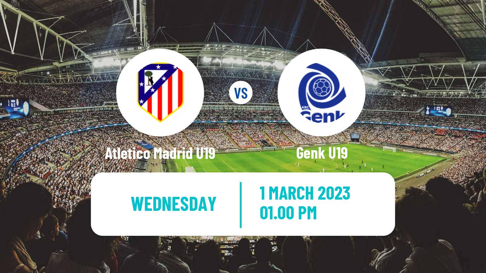 Soccer UEFA Youth League Atletico Madrid U19 - Genk U19