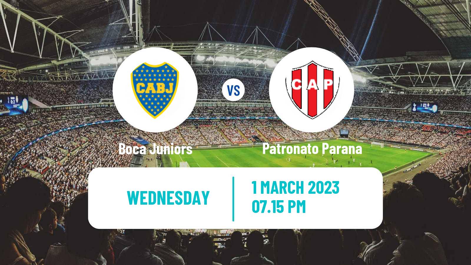 Soccer Argentinian Super Cup Boca Juniors - Patronato Parana