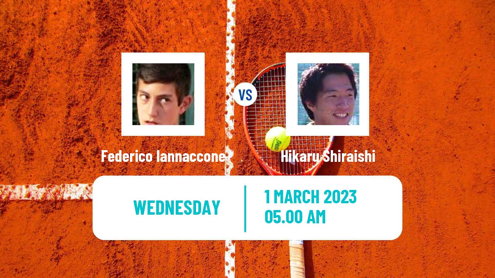 Tennis ITF Tournaments Federico Iannaccone - Hikaru Shiraishi