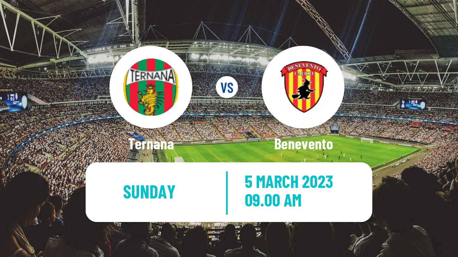Soccer Italian Serie B Ternana - Benevento