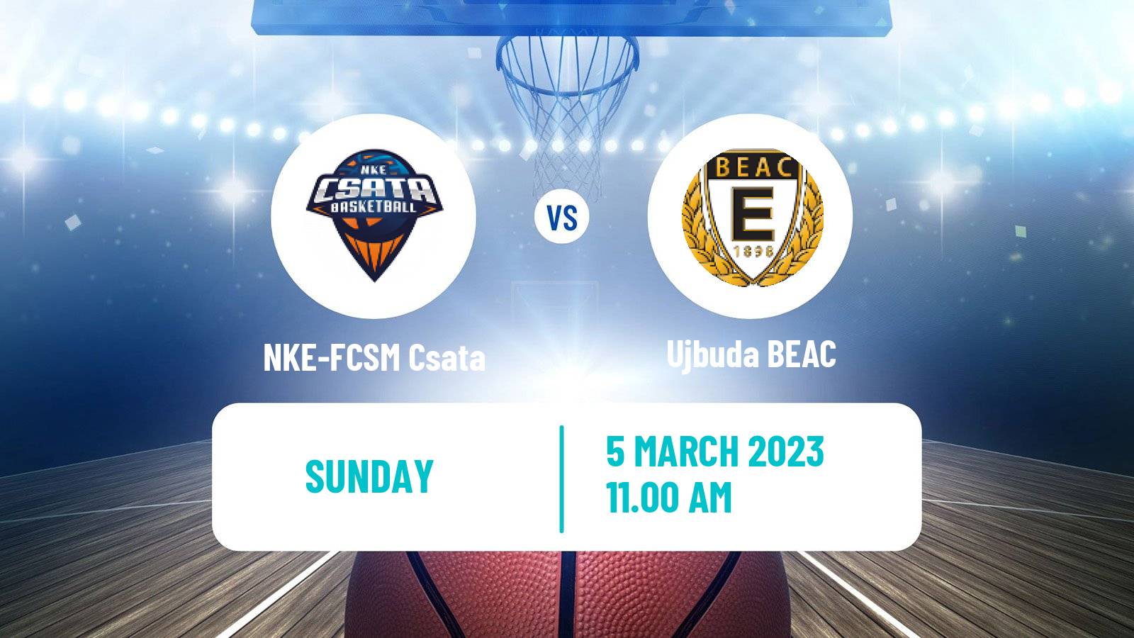 Basketball Hungarian NB I Basketball Women NKE-FCSM Csata - Ujbuda BEAC