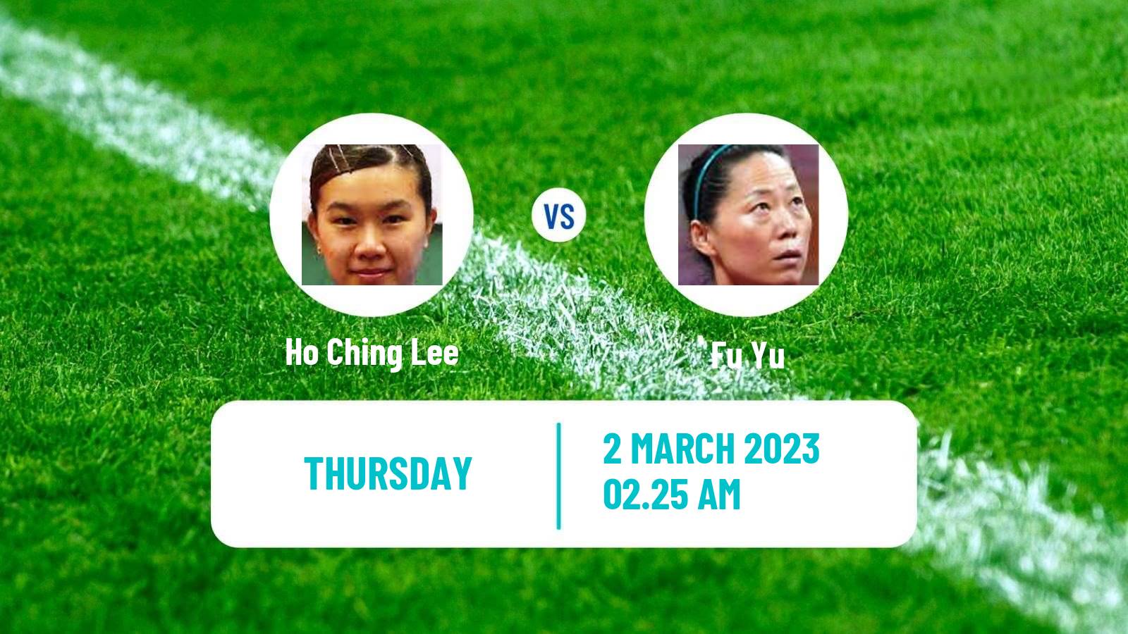 Table tennis Table Tennis Ho Ching Lee - Fu Yu
