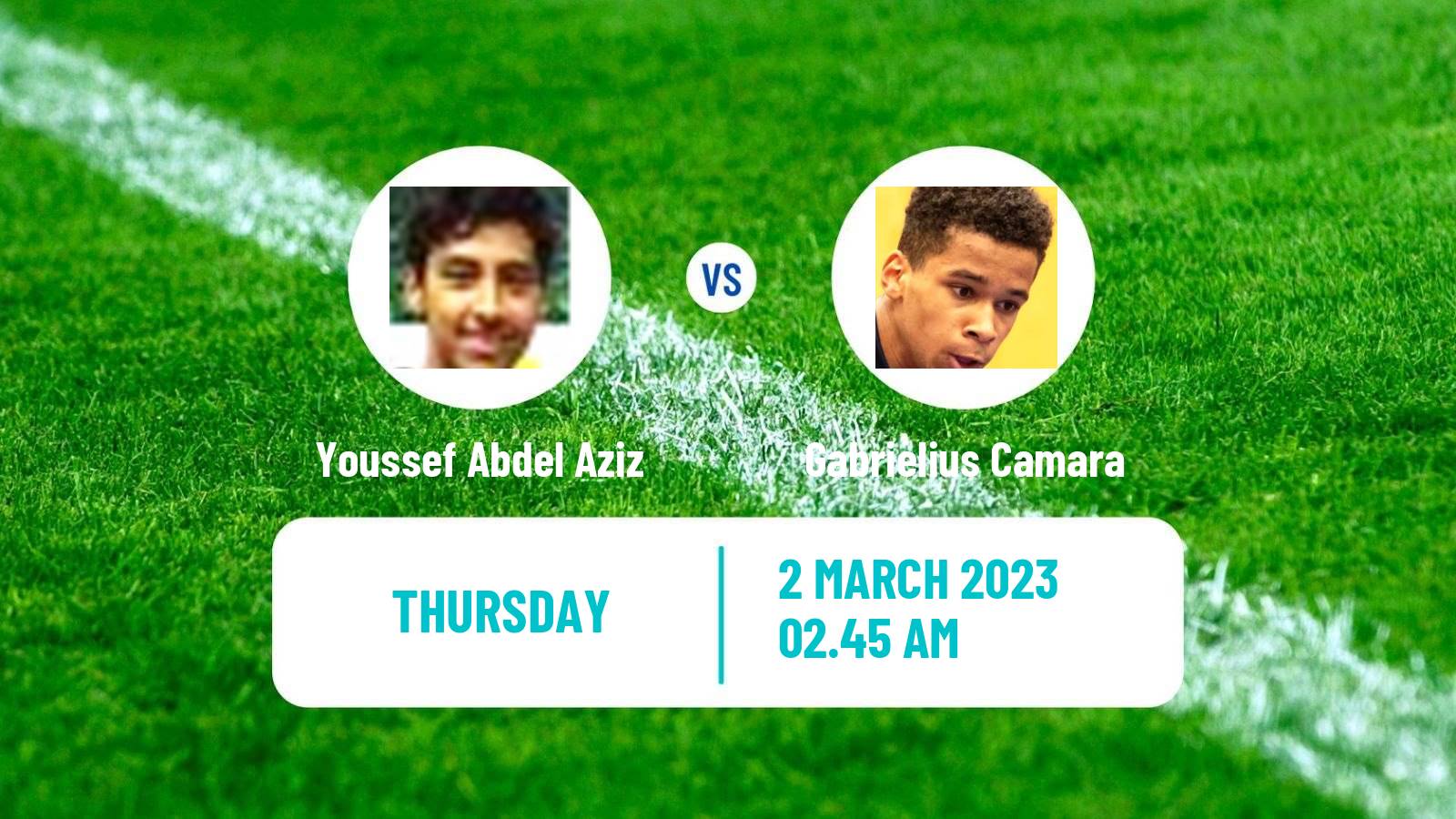 Table tennis Table Tennis Youssef Abdel Aziz - Gabrielius Camara