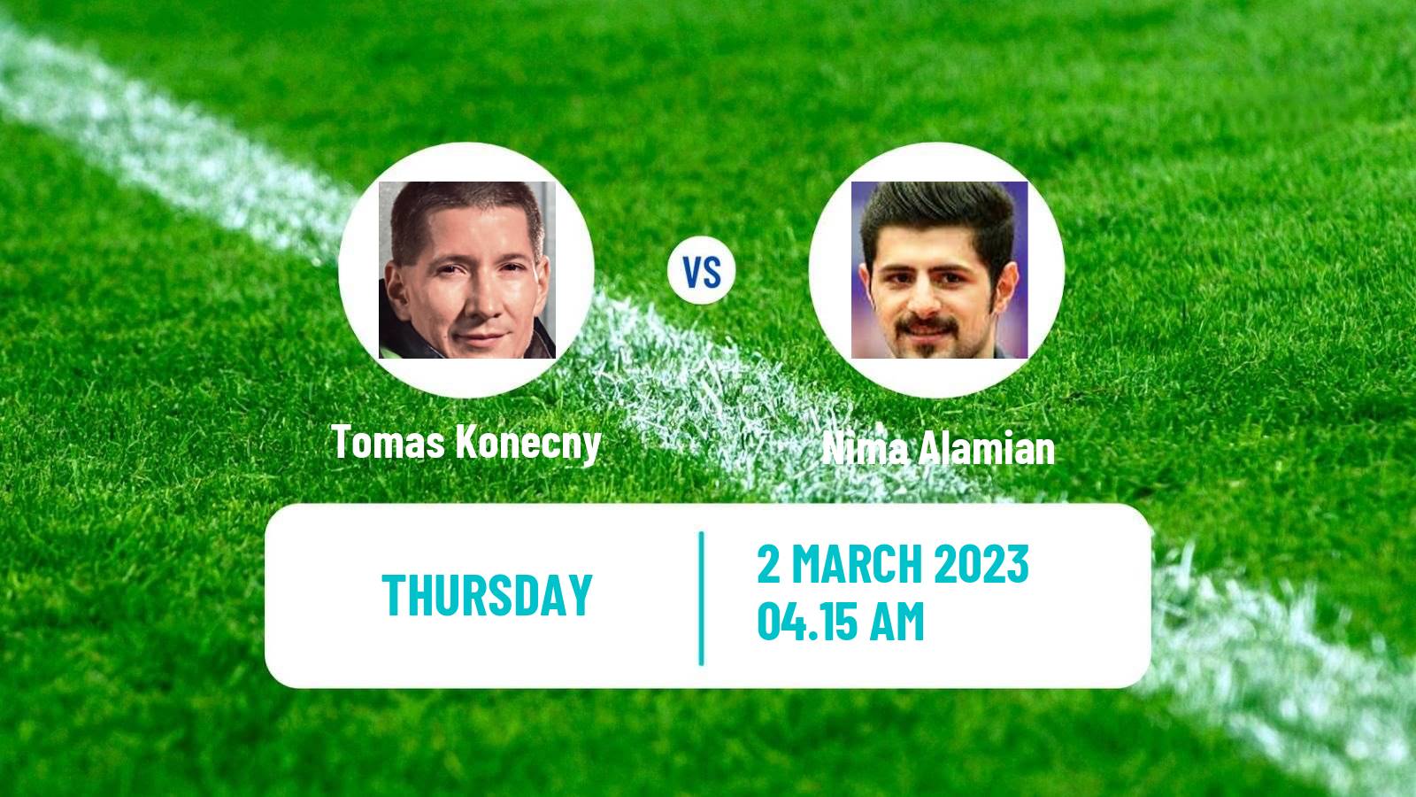 Table tennis Table Tennis Tomas Konecny - Nima Alamian