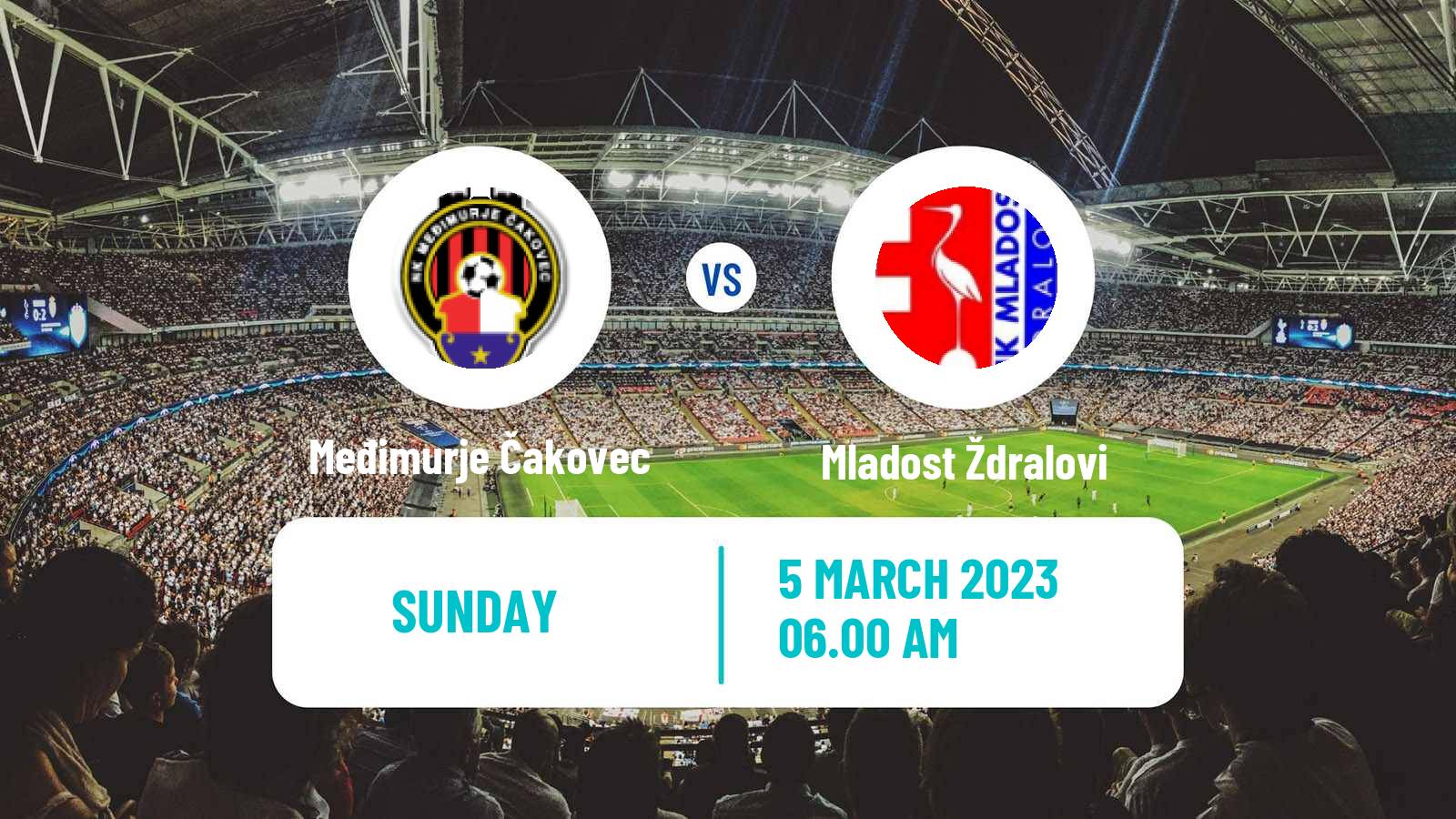 Soccer Croatian Druga NL Međimurje Čakovec - Mladost Ždralovi