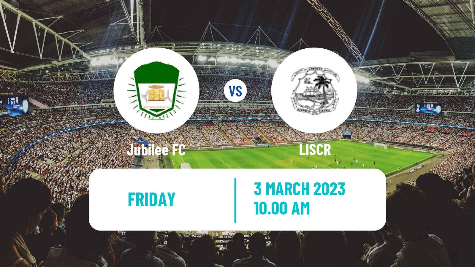 Soccer Liberian First Division Jubilee - LISCR