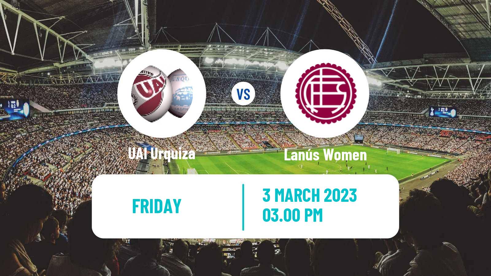 Soccer Argentinian Primera A Women UAI Urquiza - Lanús
