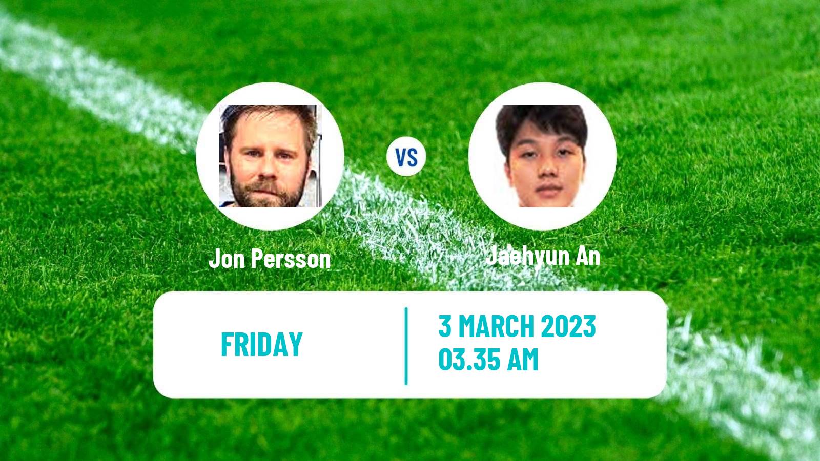 Table tennis Table Tennis Jon Persson - Jaehyun An