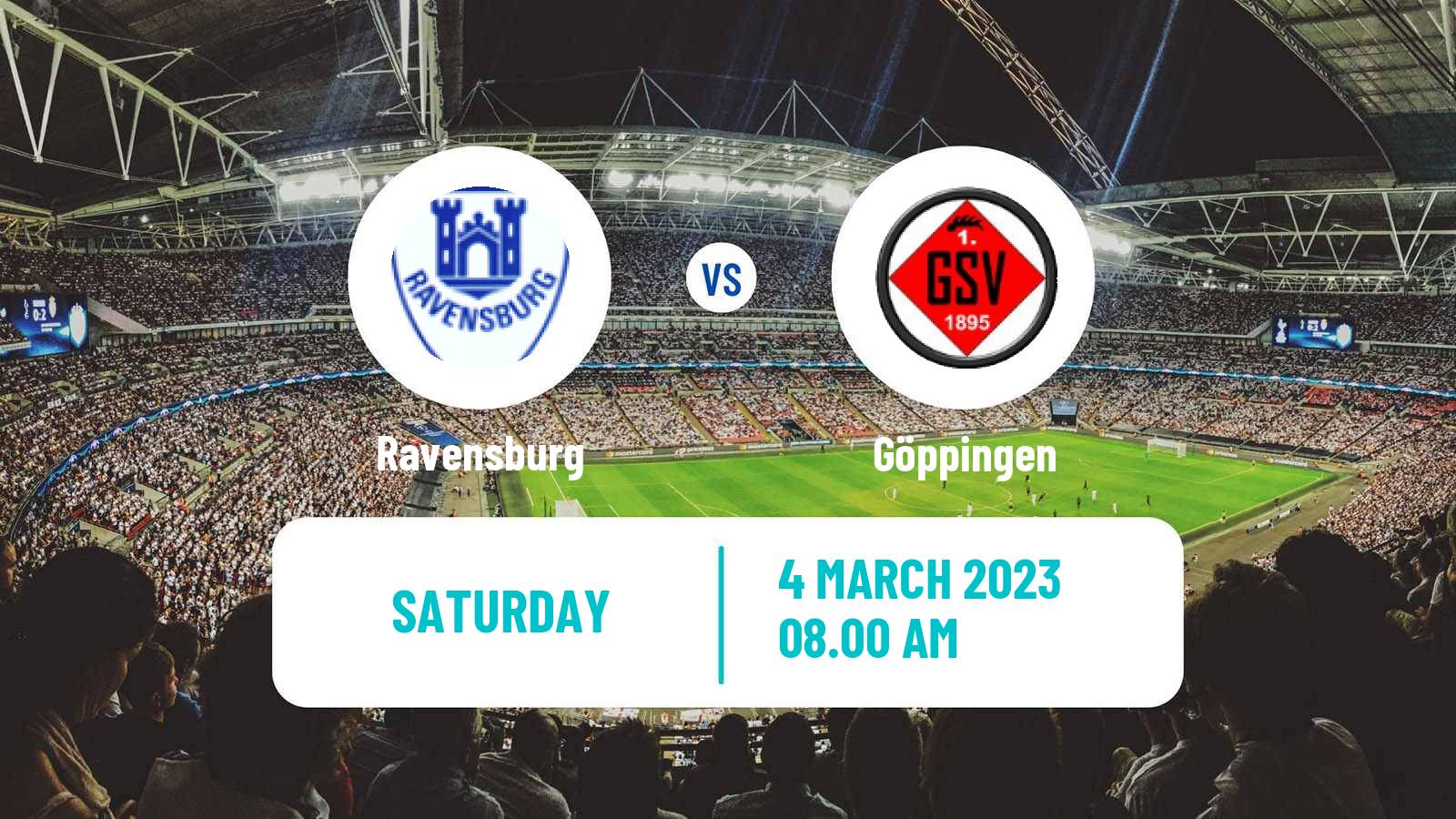 Soccer German Oberliga Baden-Württemberg Ravensburg - Göppingen