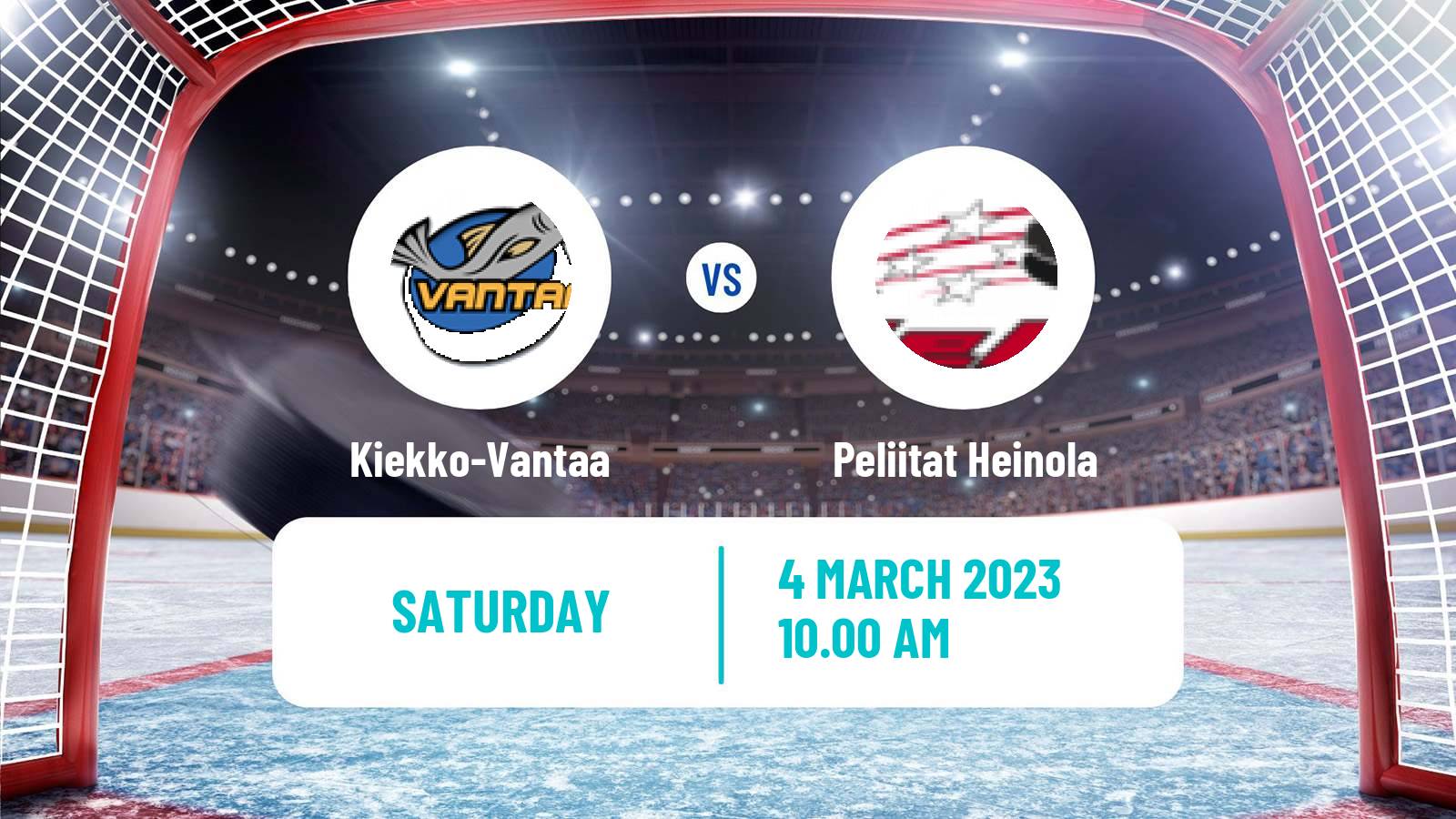 Hockey Finnish Mestis Kiekko-Vantaa - Peliitat Heinola