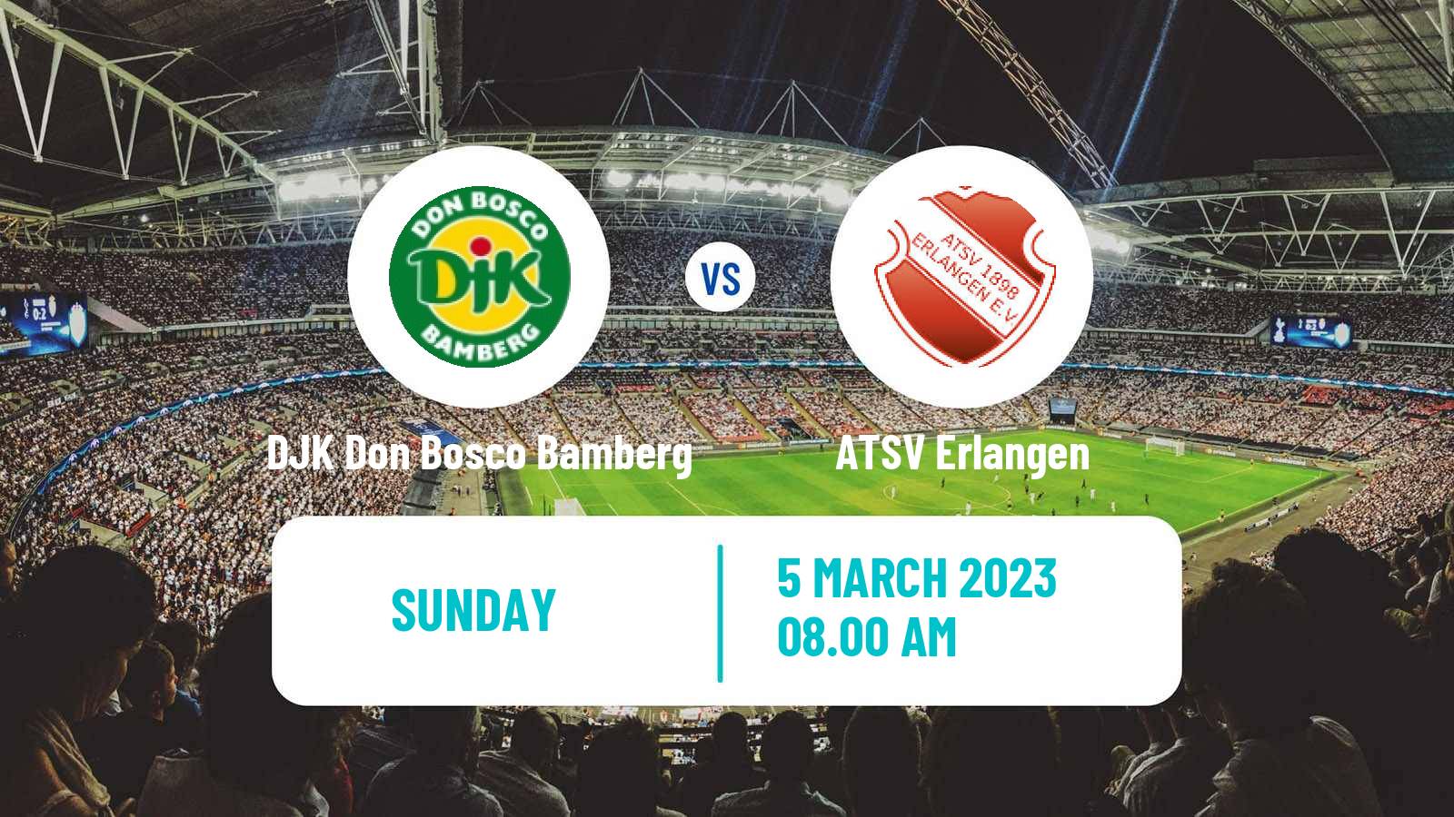 Soccer German Oberliga Bayern Nord DJK Don Bosco Bamberg - ATSV Erlangen