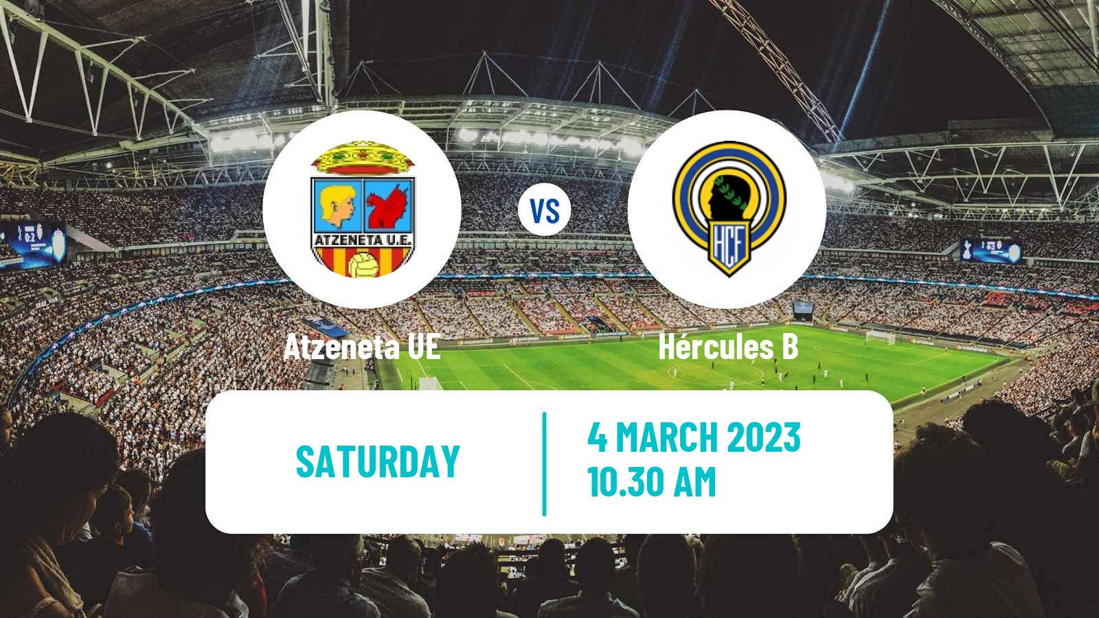 Soccer Spanish Tercera RFEF - Group 6 Atzeneta - Hércules B