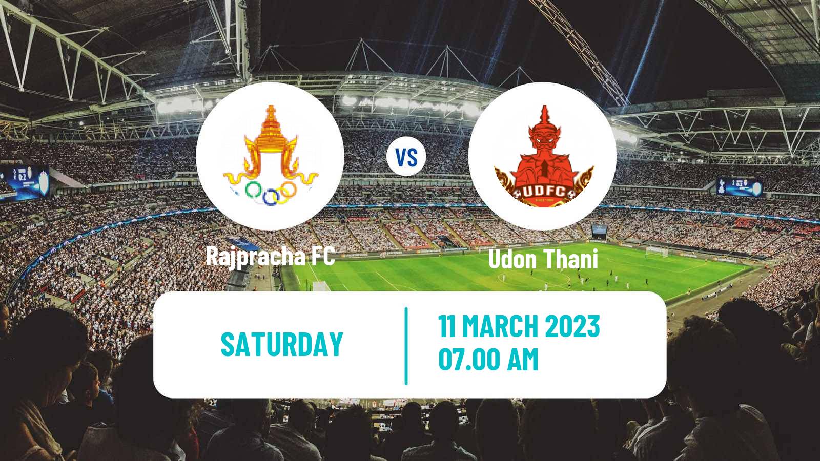 Soccer Thai League 2 Rajpracha - Udon Thani