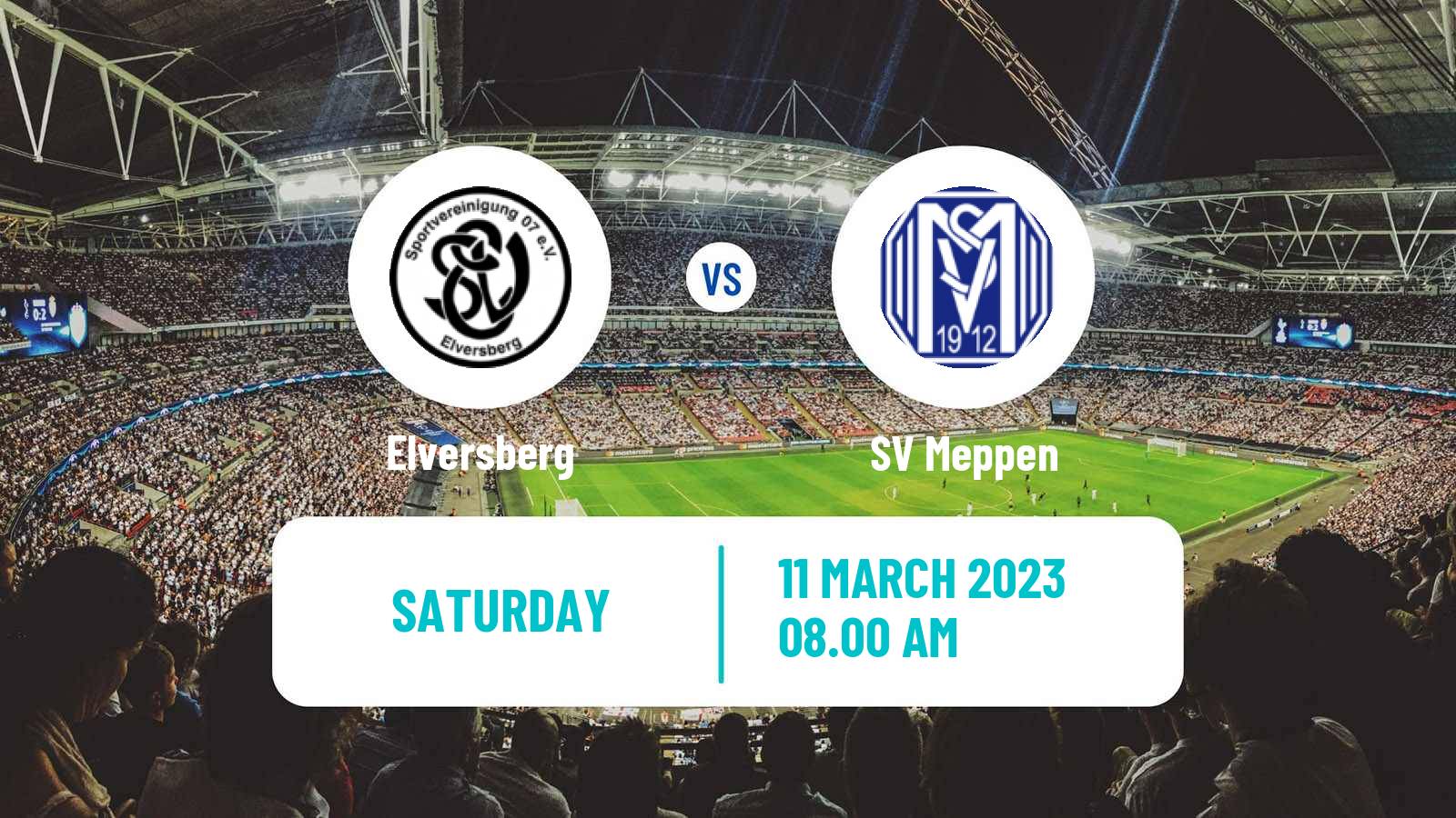 Soccer German 3 Bundesliga Elversberg - Meppen