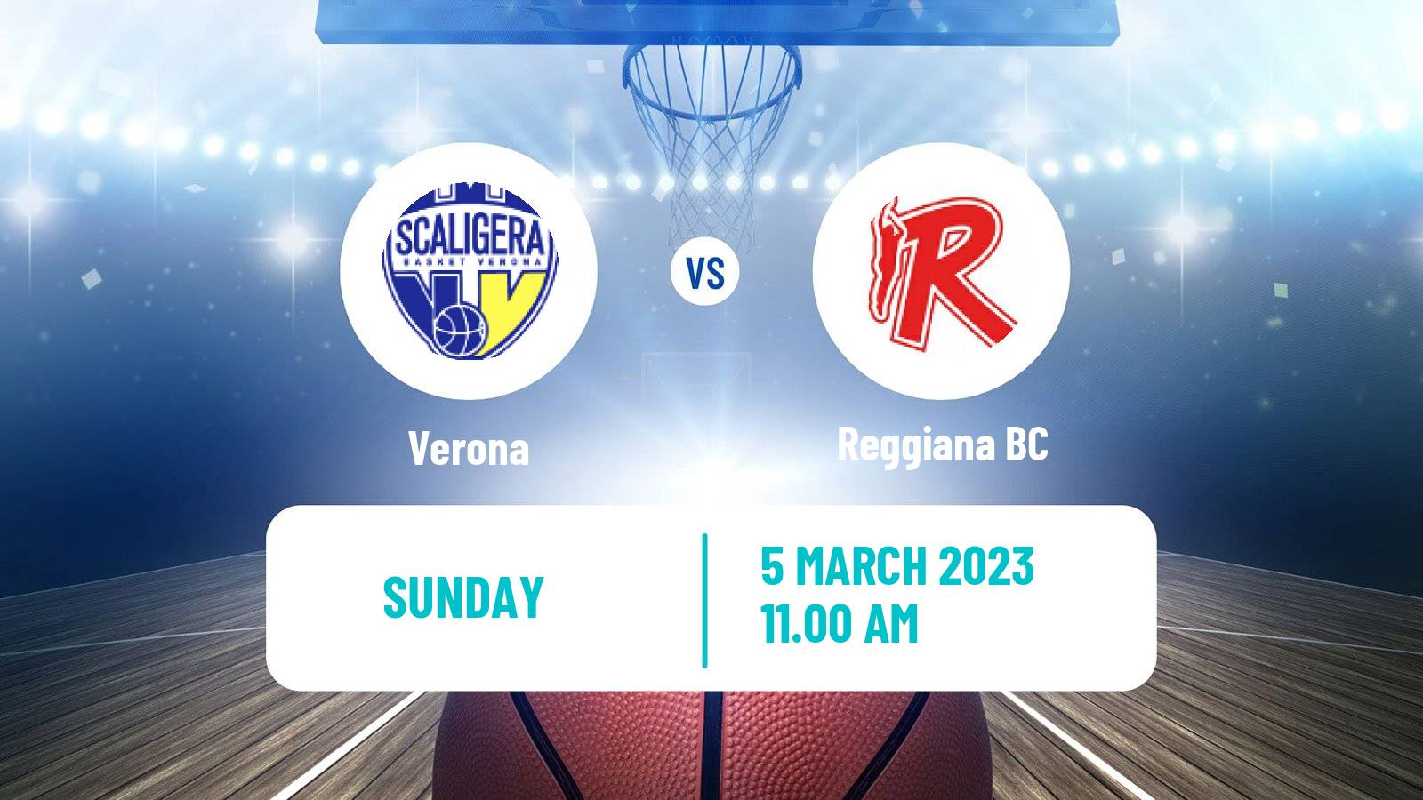 Basketball Italian Lega A Basketball Verona - Reggiana