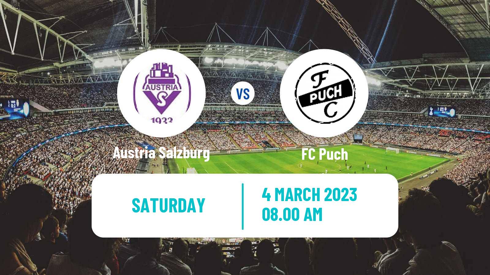 Soccer Club Friendly Austria Salzburg - Puch