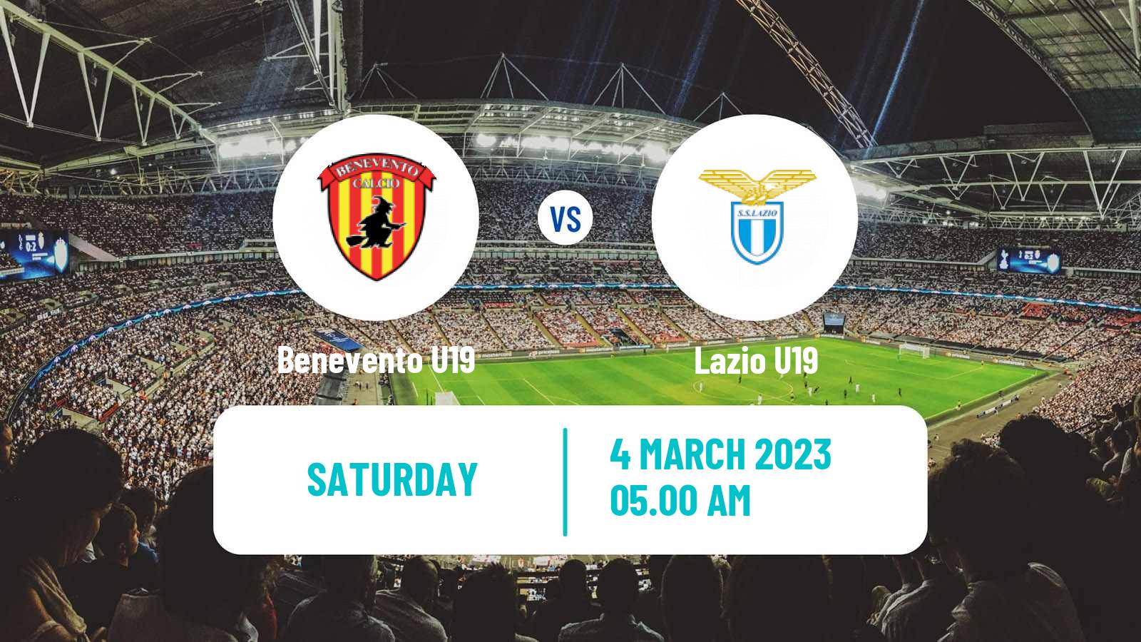 Soccer Italian Primavera 2 Benevento U19 - Lazio U19