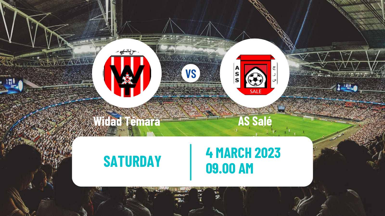 Soccer Moroccan Botola 2 Widad Témara - Salé