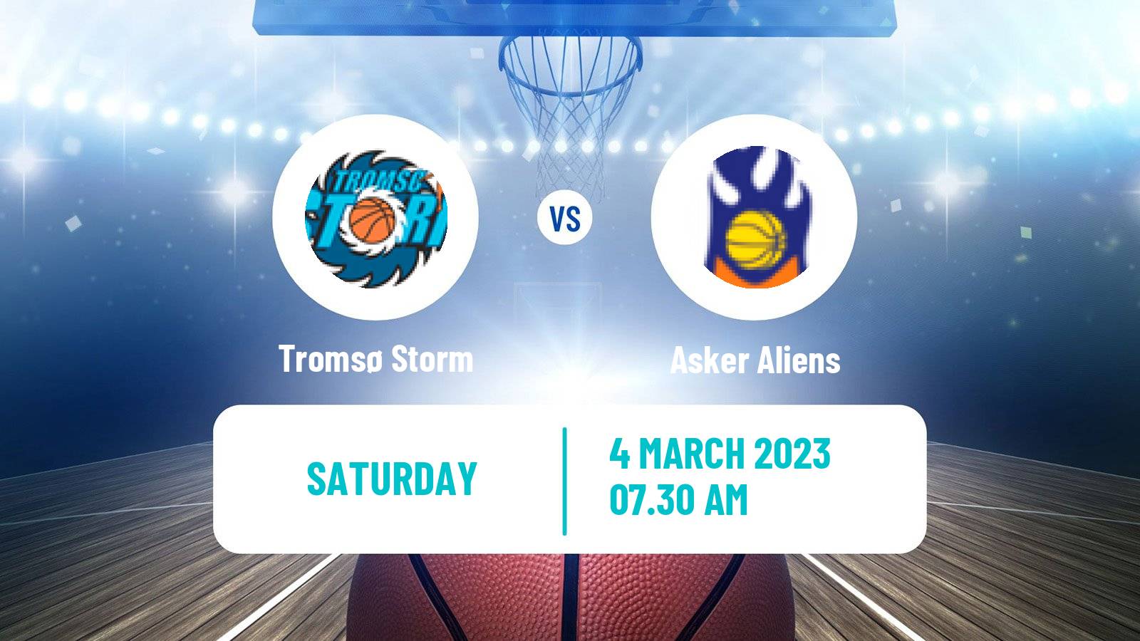 Basketball Norwegian Kvinneligaen Basketball Women Tromsø Storm - Asker Aliens