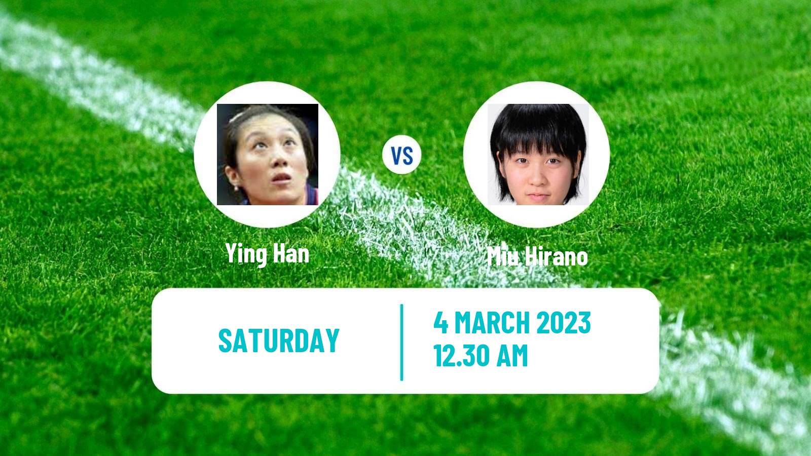 Table tennis Table Tennis Ying Han - Miu Hirano