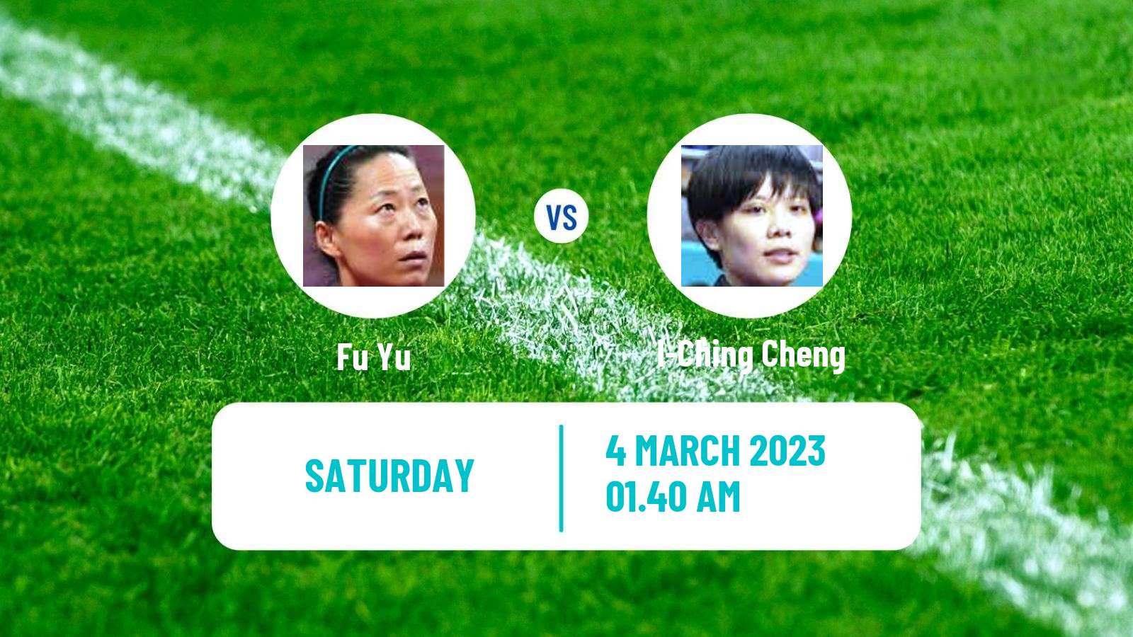 Table tennis Table Tennis Fu Yu - I-Ching Cheng