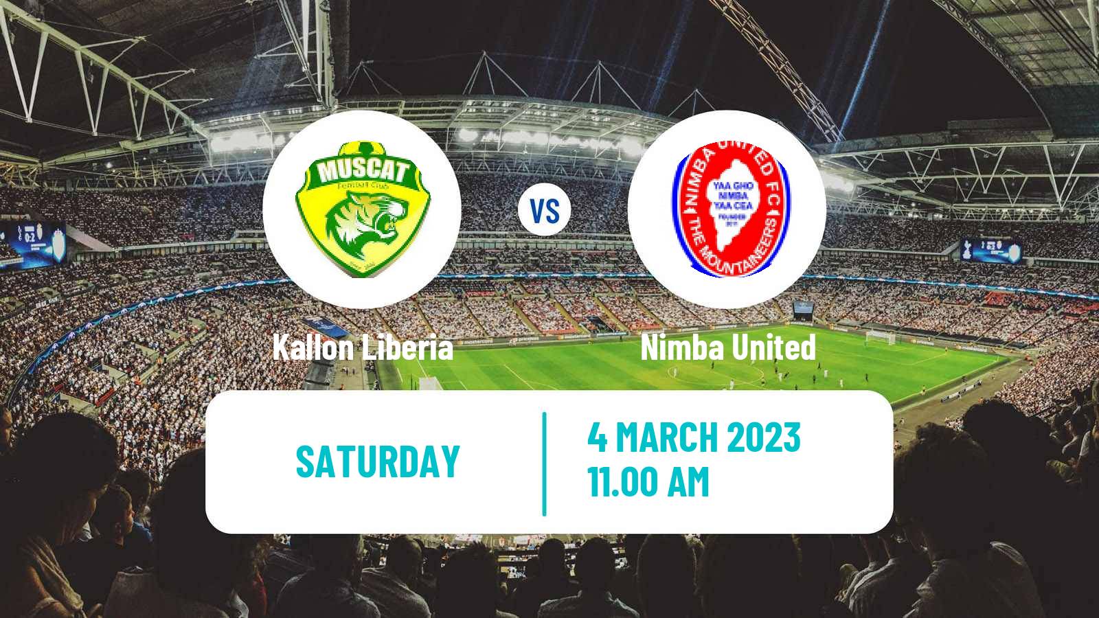 Soccer Liberian First Division Kallon Liberia - Nimba United