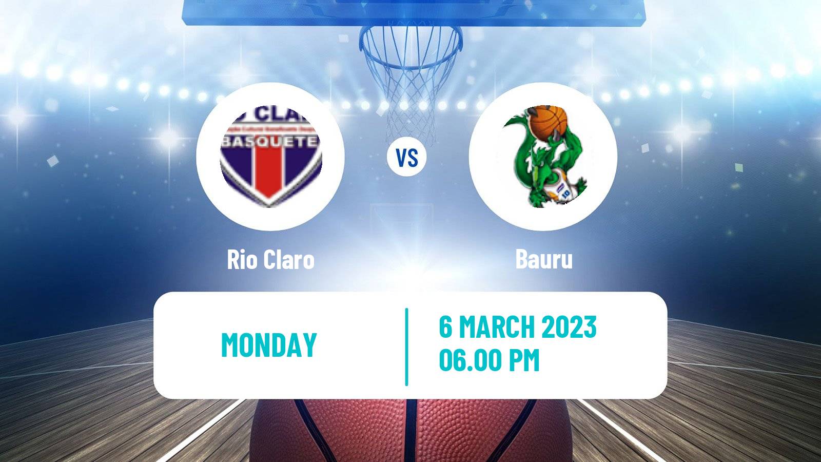 Basketball Brazilian NBB Rio Claro - Bauru
