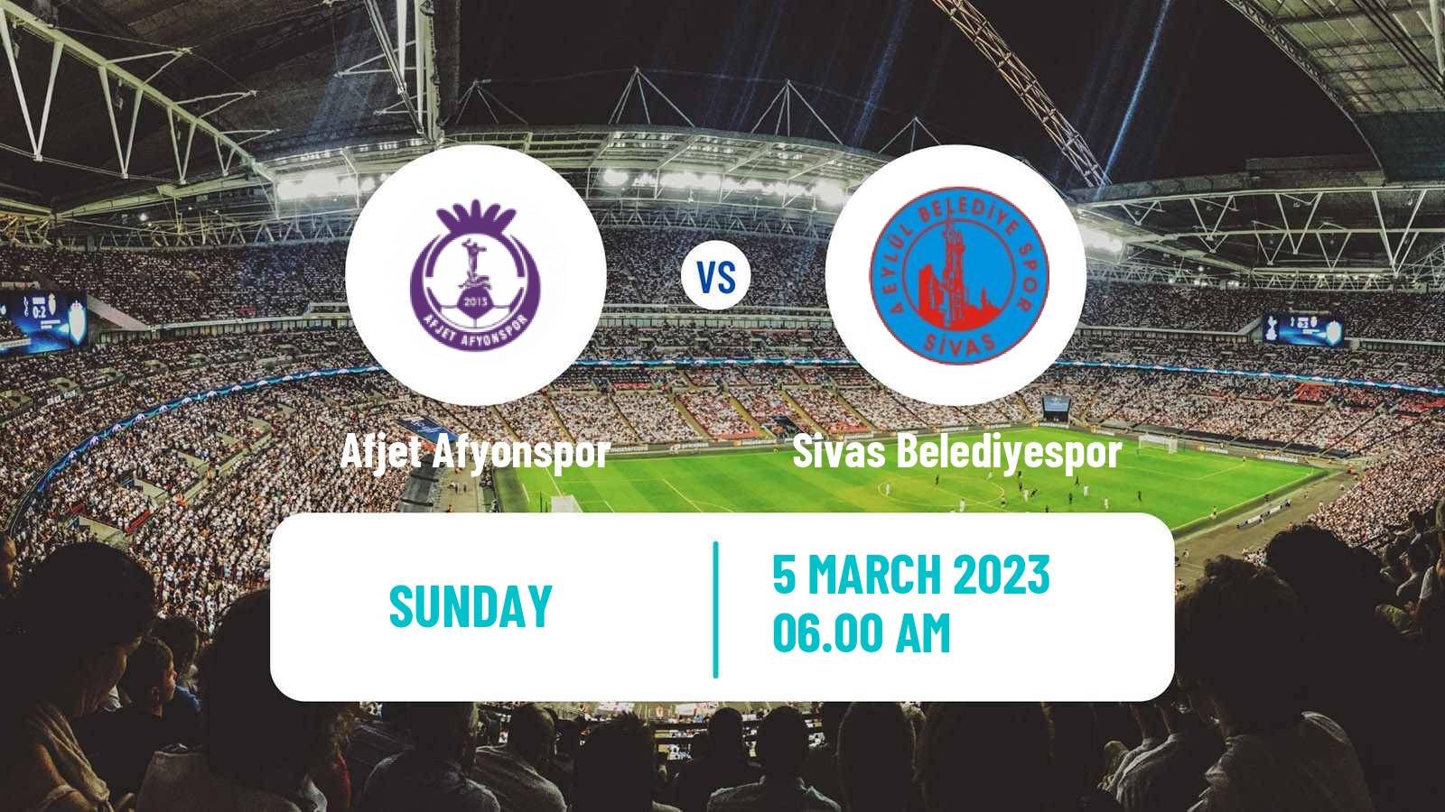 Soccer Turkish Second League White Group Afjet Afyonspor - Sivas Belediyespor