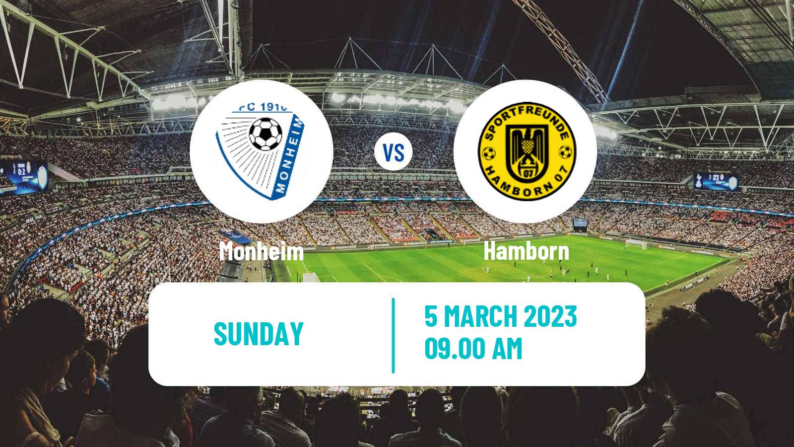 Soccer German Oberliga Niederrhein Monheim - Hamborn