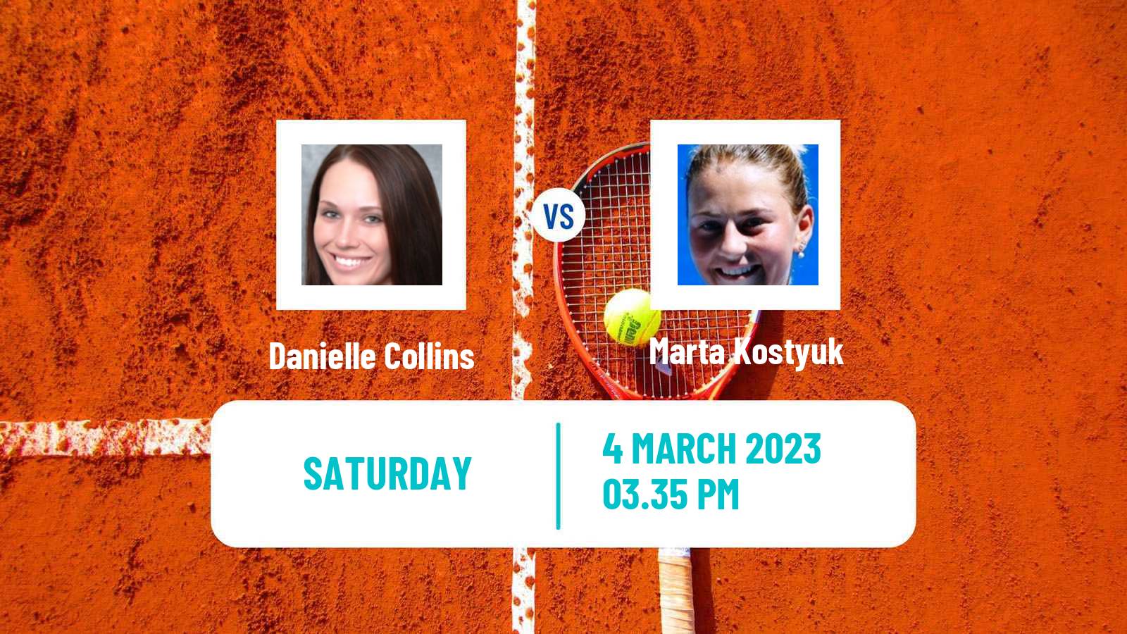 Tennis WTA Austin Danielle Collins - Marta Kostyuk