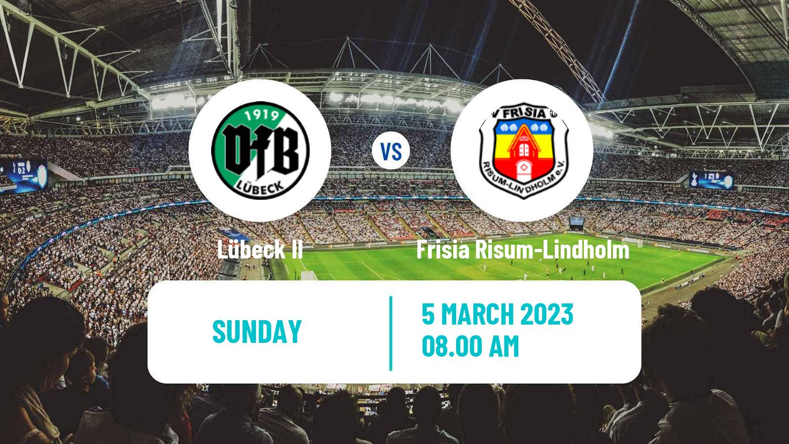 Soccer German Oberliga Schleswig-Holstein Lübeck II - Frisia Risum-Lindholm